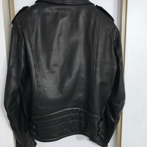DROME Black Leather Biker Jacket - Picture 5 of 5